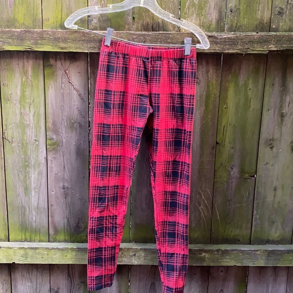 No Boundaries plaid leggings sz. 1